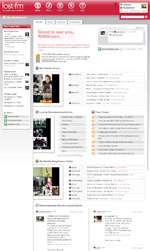 Last.fm Dashboard Beta - 25th June 2006